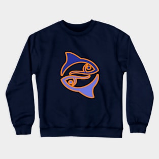 twin fish Crewneck Sweatshirt